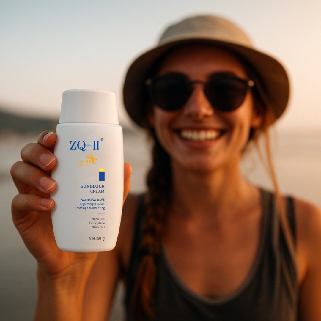 ZQ-II Sunblock Cream: การดูแลผิวทุกวันของคุณ-ไม่เพียง แต่สำหรับฤดูร้อน!